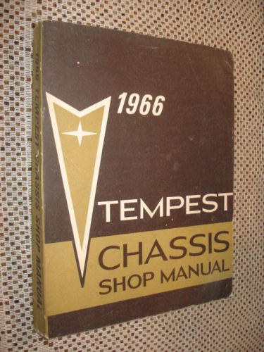 1966 pontiac tempest shop manual service book original