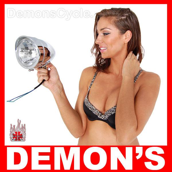 Sell MOTORCYCLE HALOGEN HEADLIGHT LIGHT UNIVERSAL HONDA YAMAHA KAWASAKI