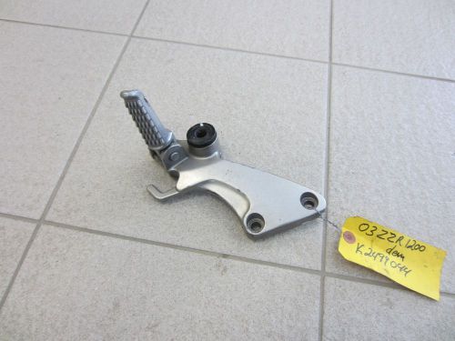02 03 04 05 zzr1200 zzr 1200 left rear passenger peg bracket