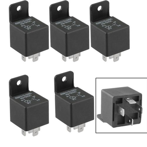 5pcs 12v 12 volt dc 40a 40amp 4pin relay  spst car automotive truck good quality