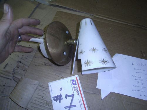 Vintage camper shasta air stream wall mounted light sconce nostalgia parts/fix