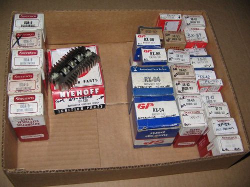Alternator brush set (22)  &amp;  diode bridge (6)  gm  ford