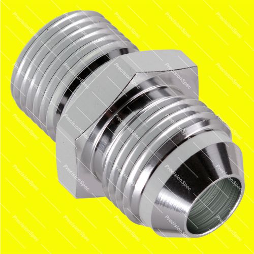 Bosch 044 fuel pump inlet m18x1.5 to an8 8an fitting adapter silver 1yr warranty