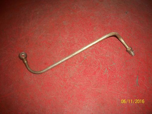 Volvo penta  aq series four cylinder down draft carburetor fuel line