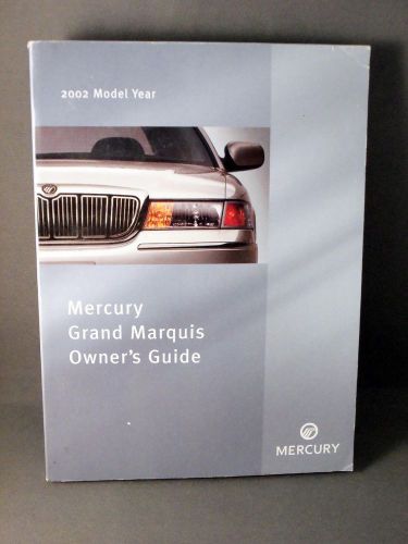 2002 mercury grand marquis oem factory owners manual 02