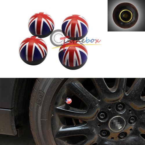 (4) usa american flag tire wheel valve dust caps auto wheel valve caps air dust