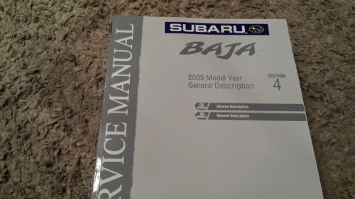 2005 factory subaru baja service manual