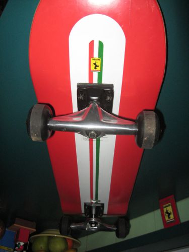 Ferrari store official challenge skateboard new never used with bag included