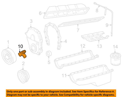 Gm oem-engine crankshaft position sensor 12575172