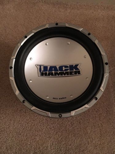 Mtx jackhammer jh4512-04 12&#034; 125-250 watts rms 4-ohm subwoofer for parts