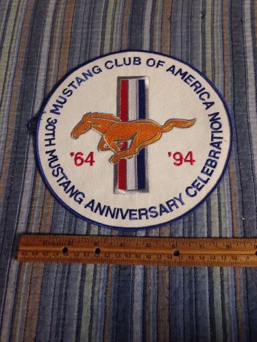 Mustang club anniversary car auto shirt uniform  patch crest badge jacket