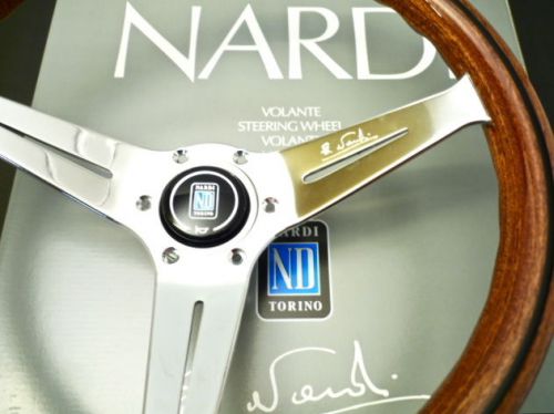 Nardi deep corn wood / polished spokes 35cm + hub for renault alpine a110