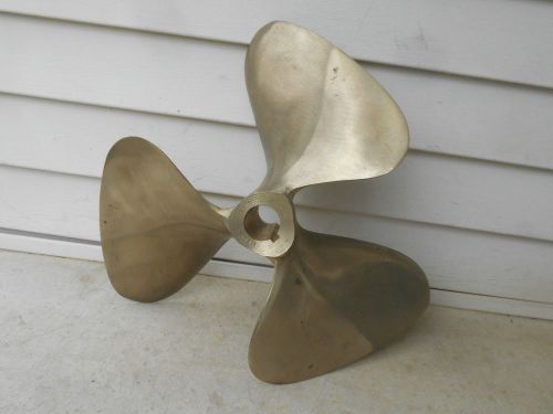 New dymex mr minus ni-bral 18 x 23l boat yacht 3-blade brass propeller prop