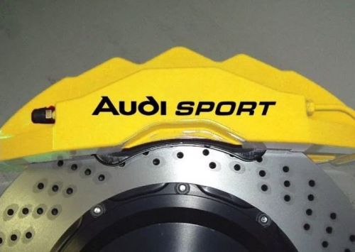 Audi sport 6x brake caliper tt s3 s4 a4 rs s-line quattro hi-temp decal sticker