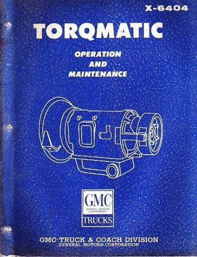 1964 gmc torqmatic allison mt transmission shop service repair manual