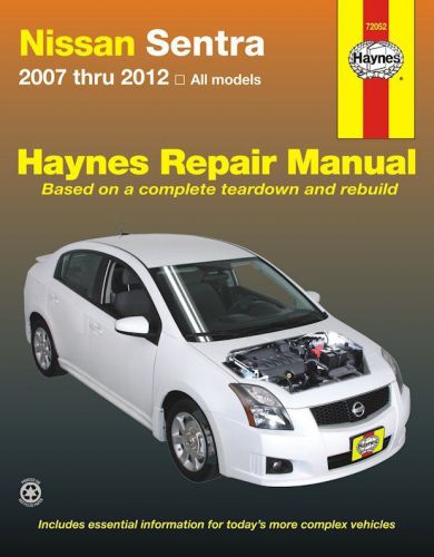 Nissan sentra repair manual: 2007-2012, haynes