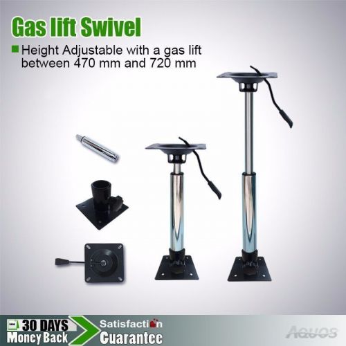Boat seat adjustable height power pedestal with seat mount 22 "-32" aquos