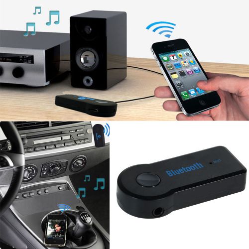 Car bluetooth audio receiver a2dp stereo audio &amp; hands free sound system adapter