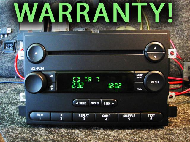 04 05 06 07 ford mercury f150 mustang freestyle montego radio cd 5l3t-18c869-ac
