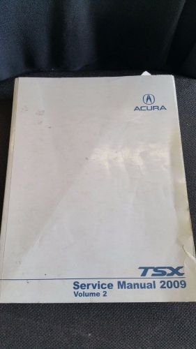 2009 acura tsx service manual vol. 2