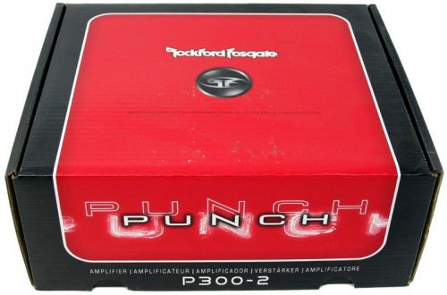 Rockford fosgate p300-2 punch car audio 2 ch amplifer brand new never used!