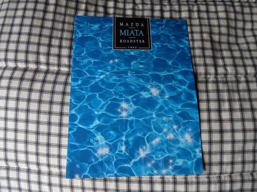 1992 mazda miata mx-5  sales brochure oem nos