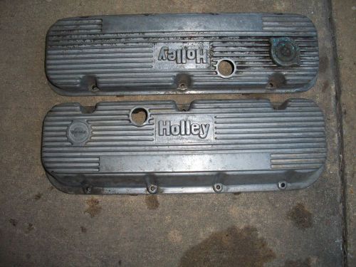 Aluminumvalve cover for big block chev, has chevrole emblem on one of the cover