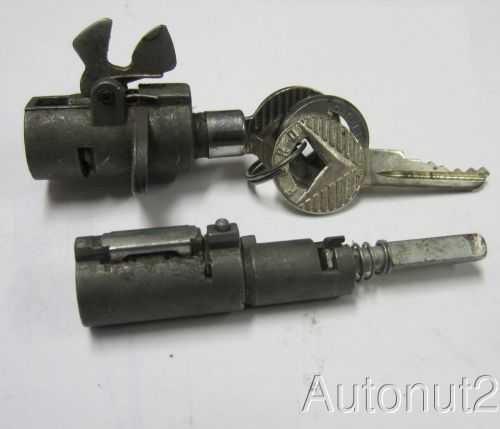 1962 ford galaxie lock set glove box and trunk lock with keys nos original