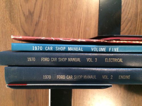 Set of original 1970 ford shop manuals (volumes 2, 3, and 5)
