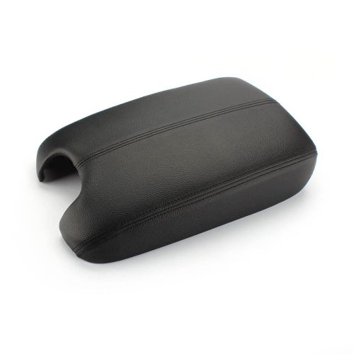 Black complete kit console armrest cover for honda accord sedan coupe 2008-12