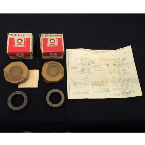 Nos 71-76 chevrolet impala caprice bel air rear wheel bearings pair gm 7451960