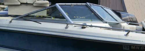 Complete windshield from  1990 forester phantom 190 open bow boat parting out