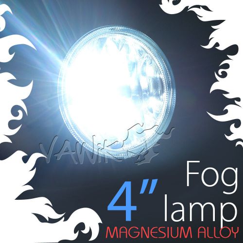 Vawik 4&#034; led round fog light magnesium alloy super bright sealed beam x1pce