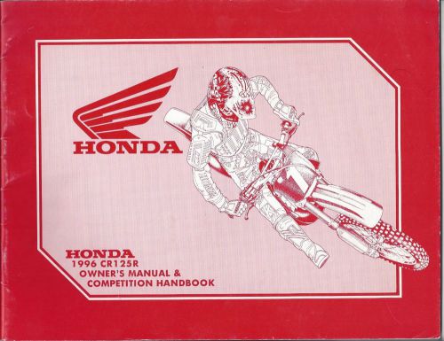 1996 cr125r owner&#039;s manual &amp; competition handbook