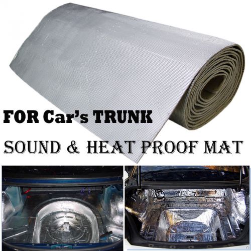 14sqft 6mm trunk boot noise sound deadener heat proof insulation mat for honda*
