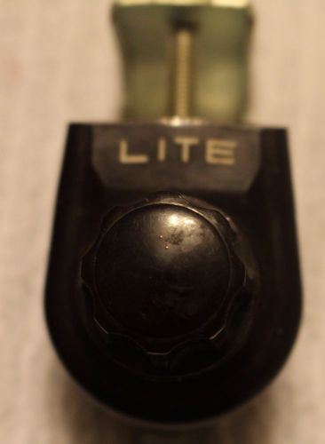 Vintage lite switch fog  hot rat rod light in knob on/off