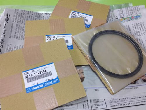 Jdm oem 4pcs mazda rx8 rx-8 se3p oil seal set metal oil control ring new japan