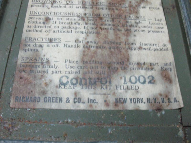 WWII and Korean era military vehicle jeep, dodge first aid kit, US $35.00, image 8