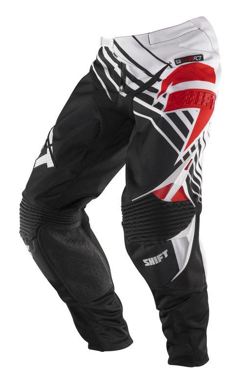 Shift faction satellite red / black pant motocross dirtbike atv mx 2014 pants