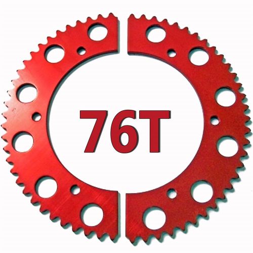 76T #35 Chain Split Sprocket Racing Go-Kart Fun Cart Barstool Mini Bike Gear RLV, US $20.73, image 4