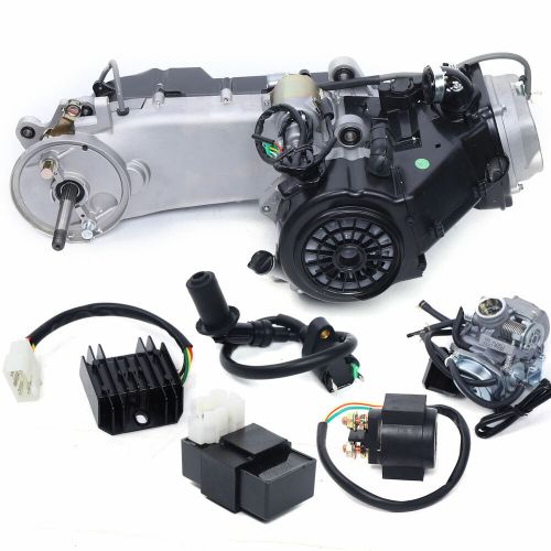 Complete Engine 150CC 4-Stroke GY6 Scooter ATV Dirt Bike Motor CVT Long Case US, US $331.34, image 8