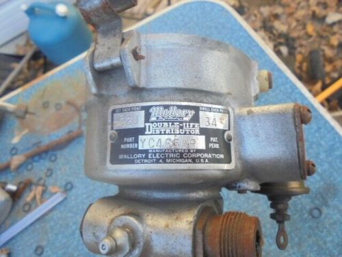 Mallory distributor dual point yc485 hp cable drive imca ihra nhra wissota k&amp;n