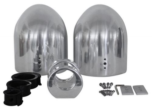 Pair Rockville 8” Polished Silver Aluminum Wakeboard Tower Speaker Enclosures, US $81.38, image 2
