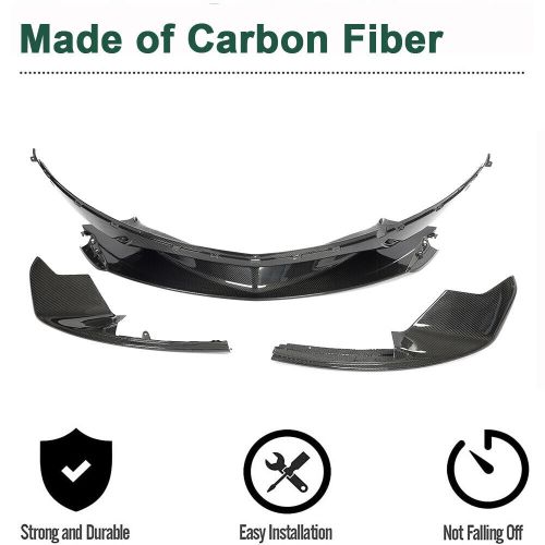 For McLaren 570 570S 2016-19 Carbon Fiber Front Bumper Lip Spoiler Splitters, US $2,499.99, image 2