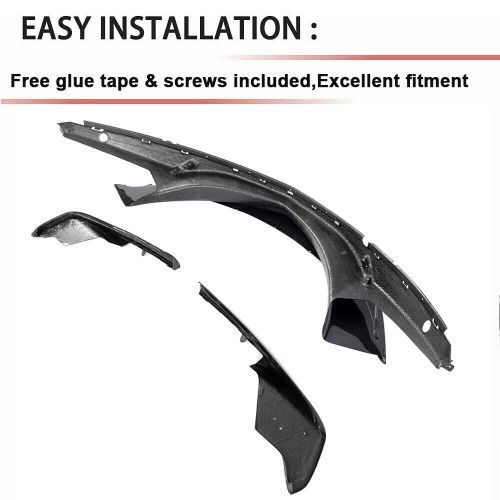 For McLaren 570 570S 2016-19 Carbon Fiber Front Bumper Lip Spoiler Splitters, US $2,499.99, image 4