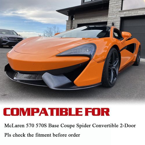 For McLaren 570 570S 2016-19 Carbon Fiber Front Bumper Lip Spoiler Splitters, US $2,499.99, image 7