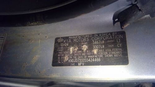Driver left front door switch driver's master fits 03-09 sorento 117949