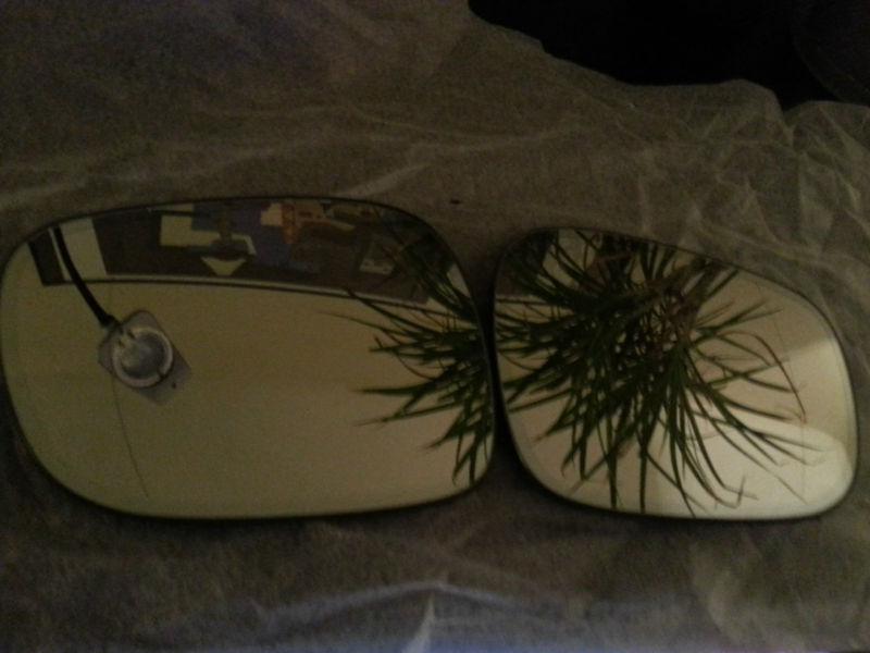 Wide angle bmw x1/x3 series e84/f25 auto dim heated mirror glass pair set