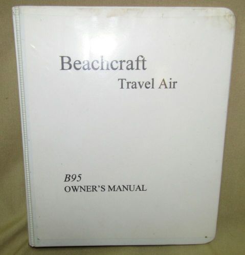 Beachcraft / Beechcraft Travel Air B95 Owner's Manual Part Number 95-590014-37A2, US $18.00, image 2