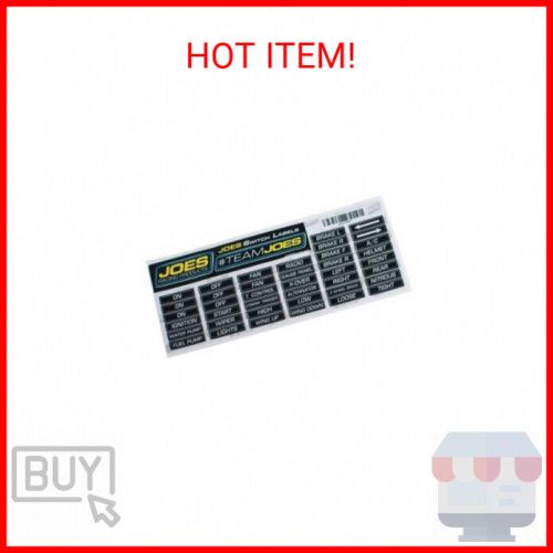 Joes racing products 17501 joes switch panel labels